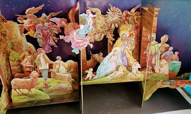 El Nacimiento de Jesús - Acuarelas