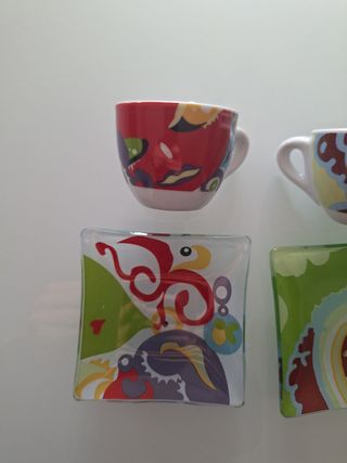 SET 2 TAZZE DA CAFFE COLORATE