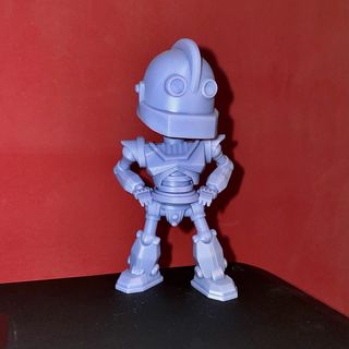 Gigante de Hierro figura impresa en resina