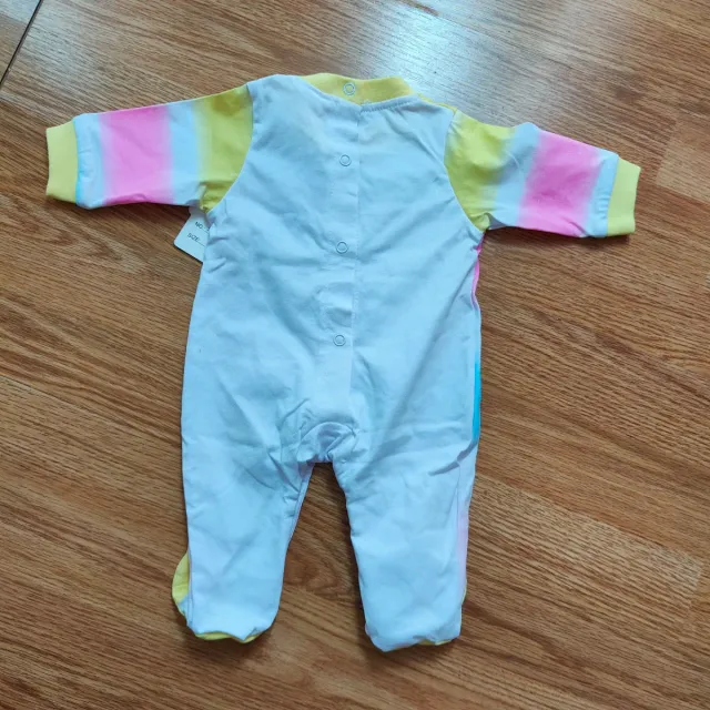 Tutina neonato orsetto arcobaleno0-3mesi