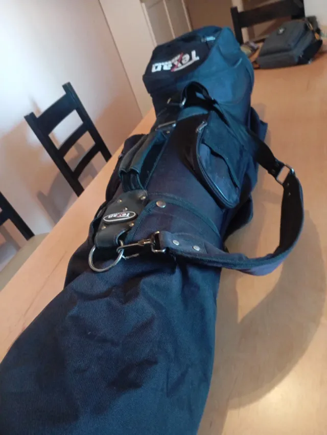 Bolsa de golf Texas negra