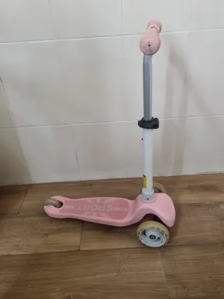 Patinete infantil 3 ruedas rosa