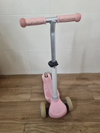 Patinete infantil 3 ruedas rosa