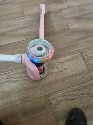 Patinete infantil 3 ruedas rosa