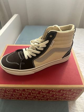 Zapatillas Vans Sk8-Hi Beige y Marrón
