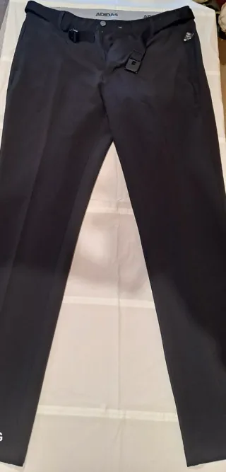 Pantalón técnico golf Adidas hombre negro T 36×34