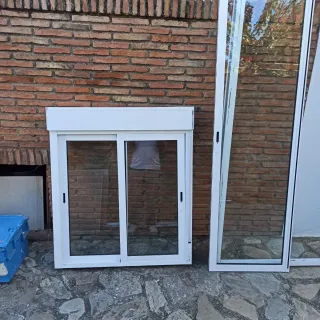 Ventana aluminio Climalit más ventanal correreda