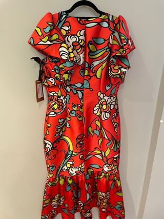 Vestido boda estampado floral