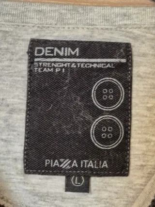 Maglioncino leggero Piazza Italia grigio e bianco