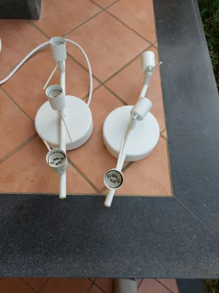 Lampadario 3 luci bianco