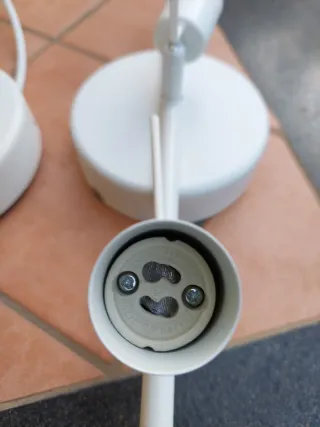 Lampadario 3 luci bianco