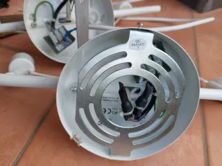 Lampadario 3 luci bianco