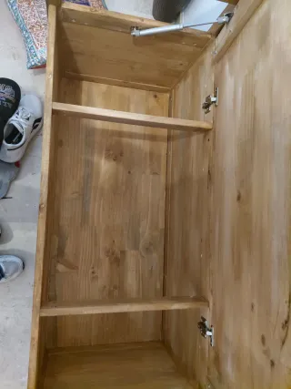 Banco baúl madera maciza nuevo