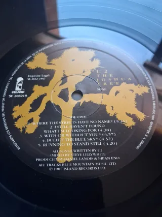 Vinilo Lp U2 The Joshua Tree