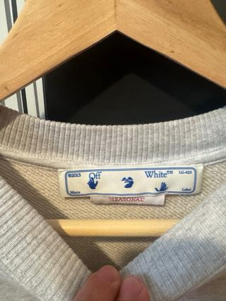 Felpa grigia Off-White