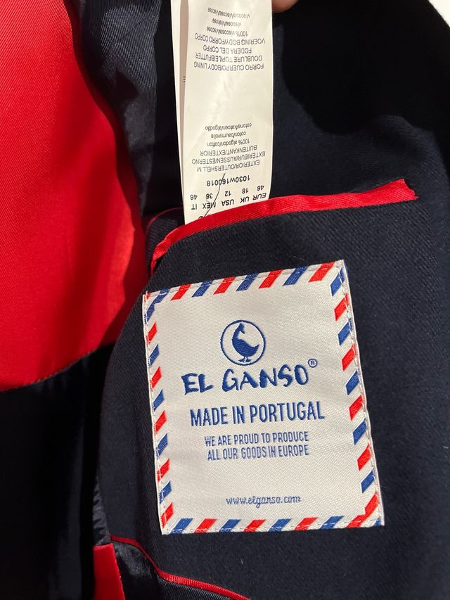 Americana El Ganso Azul Talla S