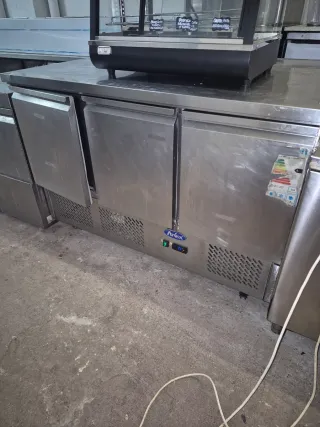 Bajomostrador refrigerado acero inoxidable