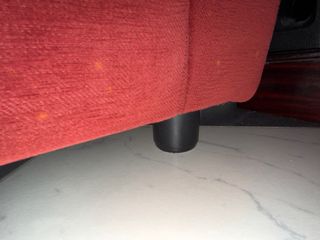 Sofá de 2 plazas rojo