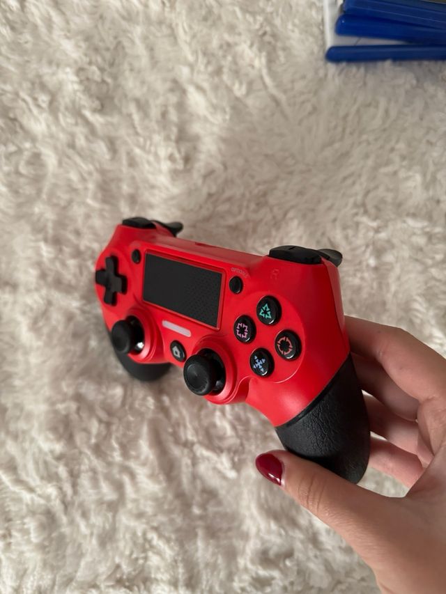 Mando PS4/PC Inalámbrico Rojo