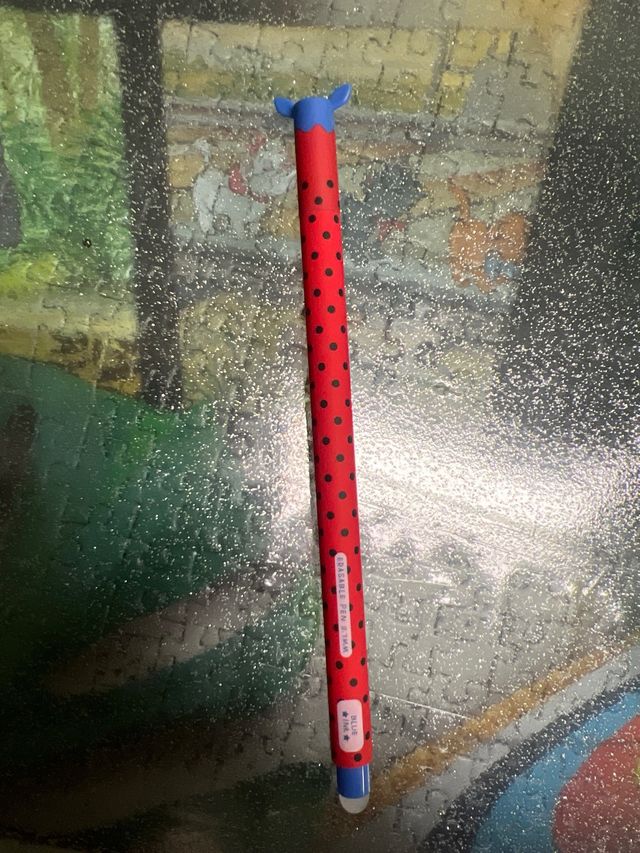 Penna cancellabile   lady bug