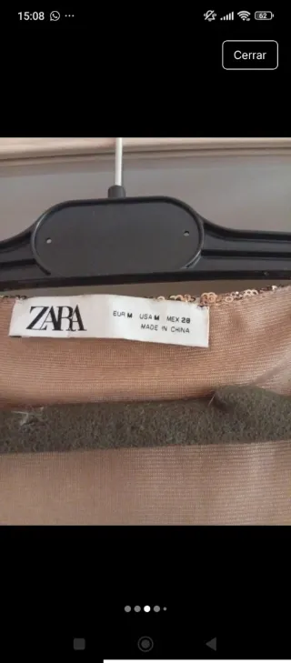 Vestido y Chaqueta Fiesta Zara Dorados