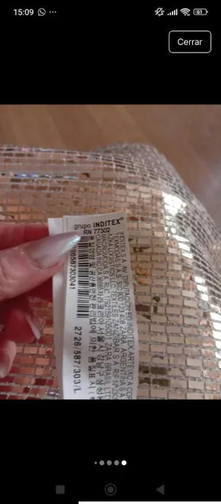 Vestido y Chaqueta Fiesta Zara Dorados