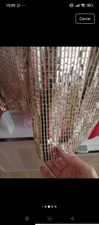 Vestido y Chaqueta Fiesta Zara Dorados