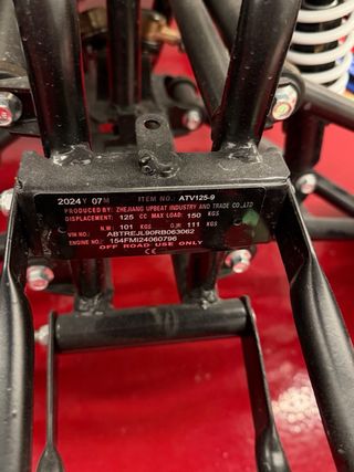 Quad 125Cc Raptor 4T Automático + casco