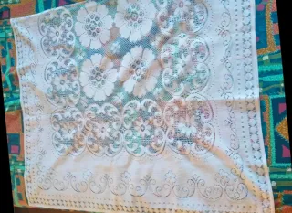 Centrotavola bianco floreale