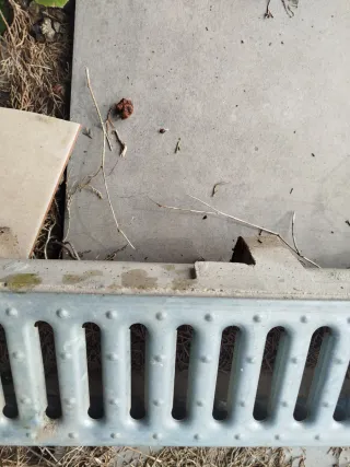 Canaleta de desagüe de hormigón