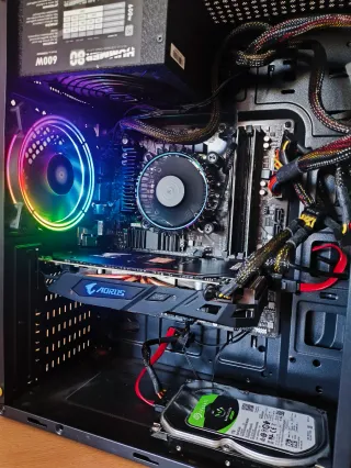 PC Gaming i5 12400F RX 570 4GB