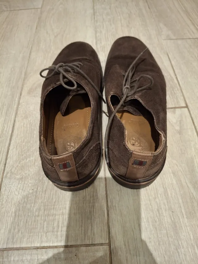 Zapatos de vestir ante hombre