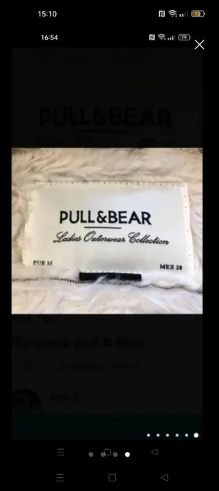 Chaqueta Pull&Bear pelo doble faz