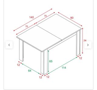 Mesa extensible + SILLAS (imagen)