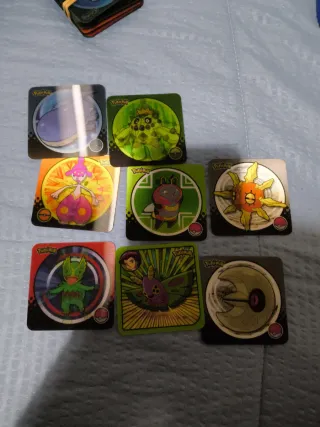 Lote de 8 Pokémon Tazos