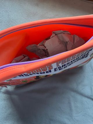 Bolso maletín Las Bratz naranja y morado