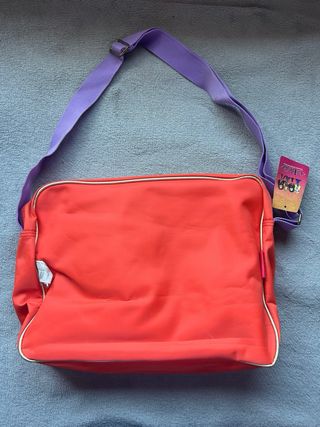 Bolso maletín Las Bratz naranja y morado