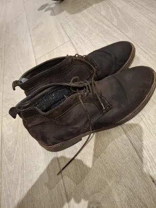 Botines de vestir marrones para hombre