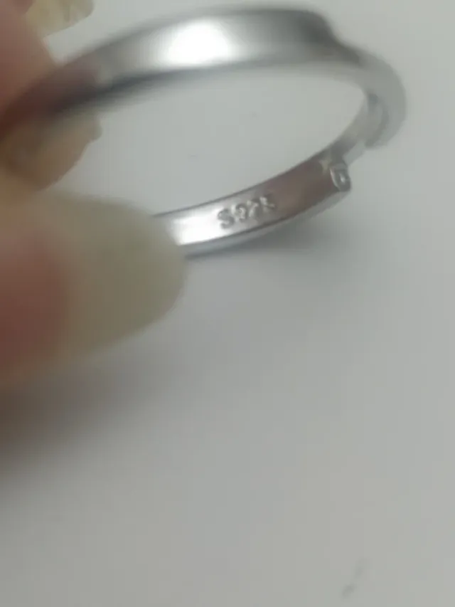 ANELLO SOLITARIO ARGENTO 925 REGOLABILE