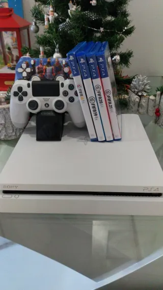Consola PS4 (PlayStation 4) Blanca