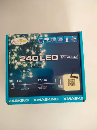 Catena luminosa 240 MiniLED bianco caldo