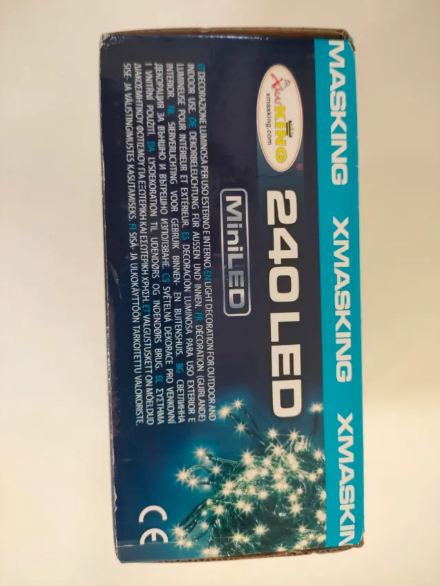 Catena luminosa 240 MiniLED bianco caldo