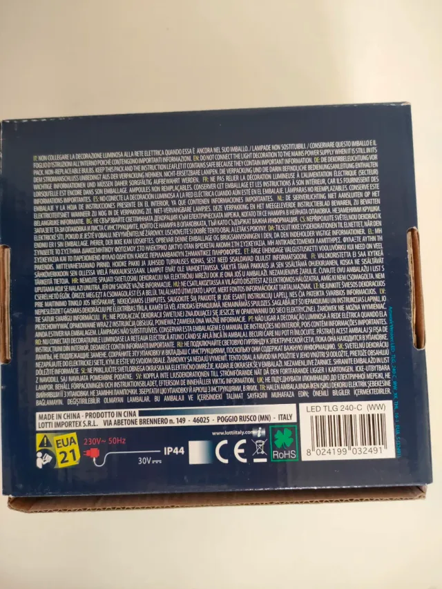 Catena luminosa 240 MiniLED bianco caldo