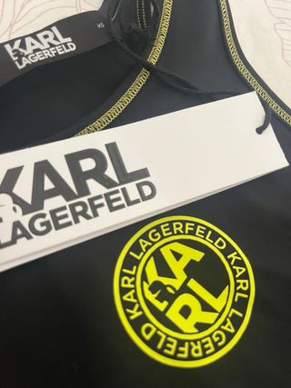 Top deportivo Karl Lagerfeld Negro Talla XS