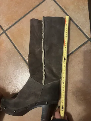 Stivali lunghi  grigi donna