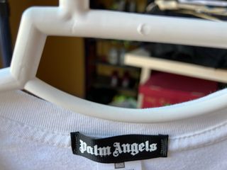 Camiseta Palm Angels Blanca Corazón Talla L