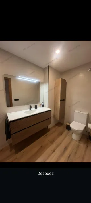 Baño completo: cambio de bañera a plato de ducha