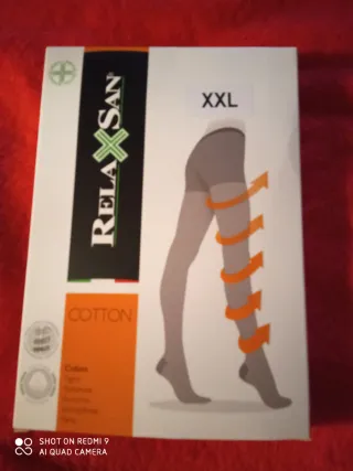 Collant massaggiante a compressione graduata