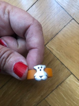 Anillo Tous Plata Aro Naranja