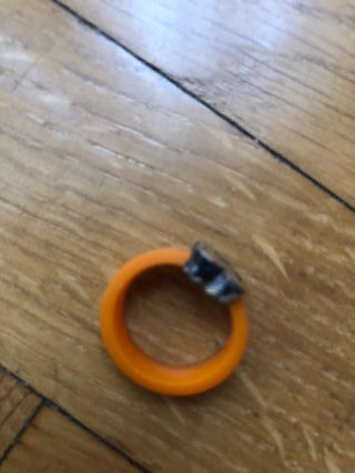 Anillo Tous Plata Aro Naranja